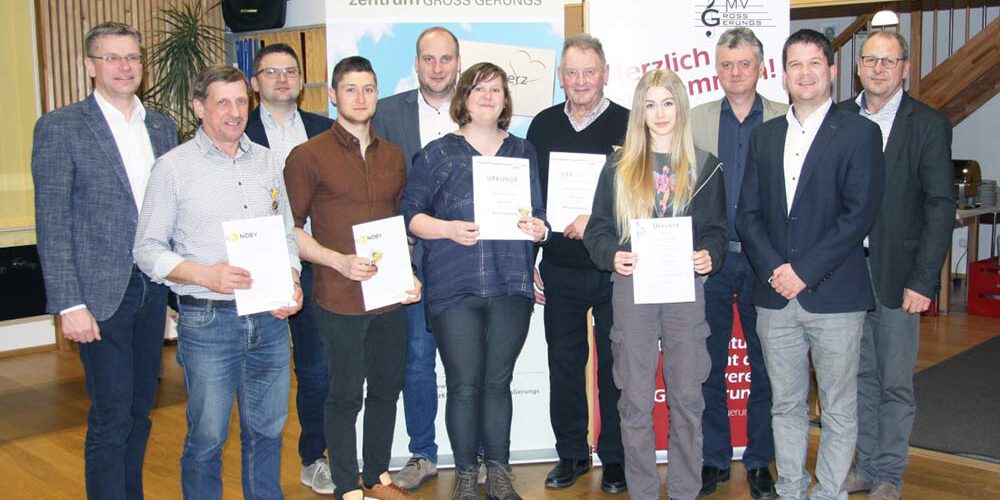 Geehrte des Musikvereins Groß Gerungs 2023 Geehrte des Musikvereins Groß Gerungs 2023