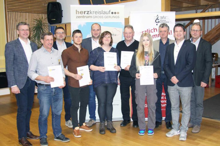 Geehrte des Musikvereins Groß Gerungs 2023