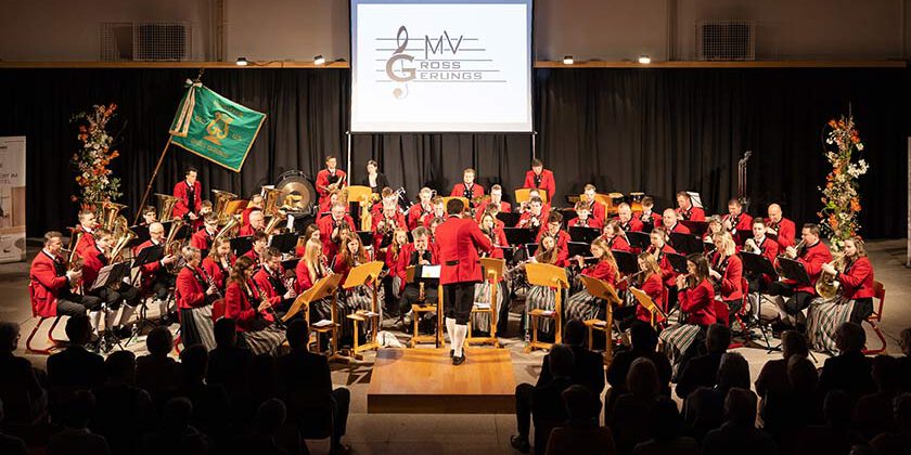 Musikverein_GrossGerungs06 Musiker*innen des Musikvereins Groß Gerungs beim Frühlingskonzert 2023