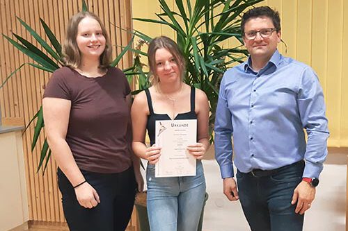 Charlotte, Nadine und Alexander Reisinger