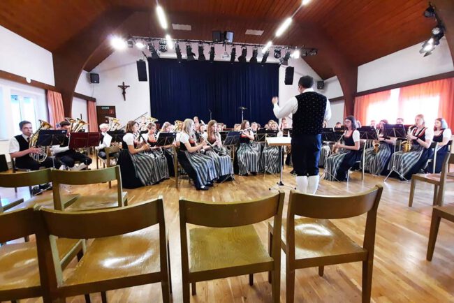 Musiker*innen des Musikvereins Groß Gerungs