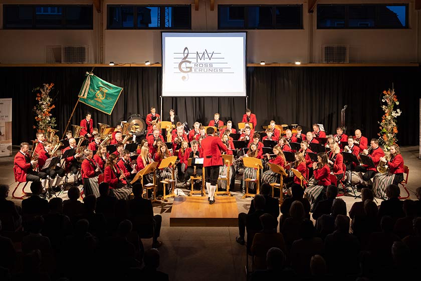 Musiker*innen des Musikvereins Groß Gerungs beim Frühlingskonzert 2023