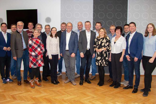 Vorstandsmitglieder des Musikvereins Groß Gerungs ab 2024