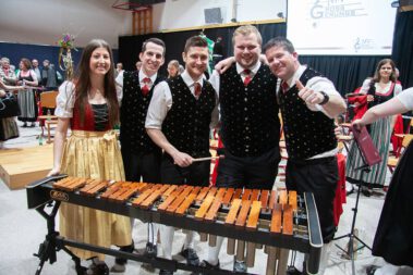 Fruehlingskonzert Schlagwerker mit Xylophon (c) Petra Reisinger