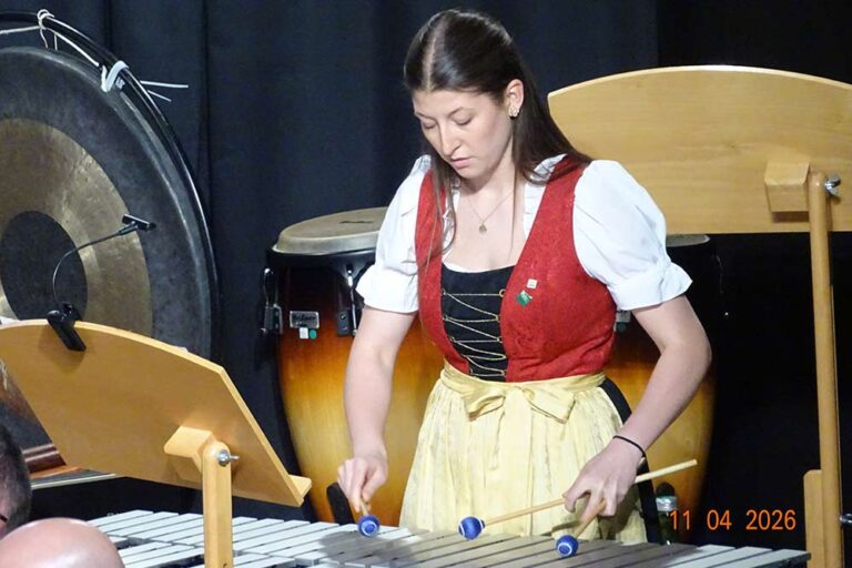 Sandra Holzinger am Vibraphon