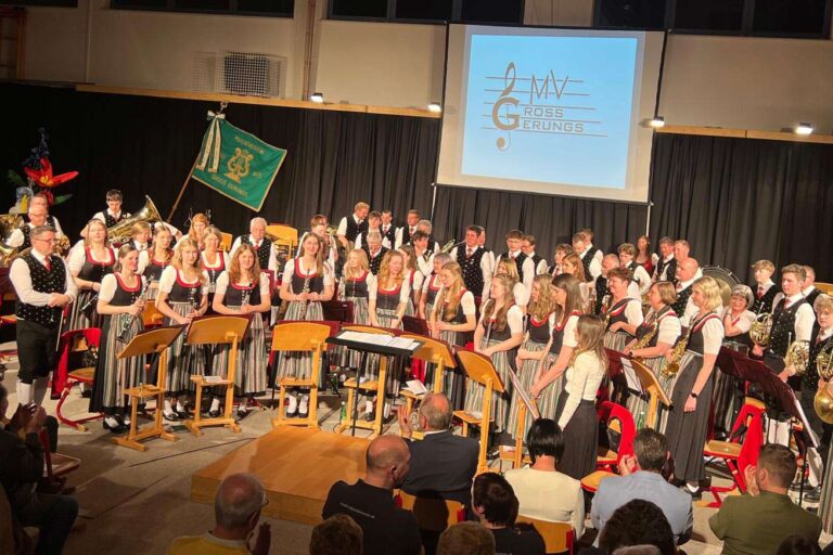 Musikerinnen und Musiker des Orchesters des Musikverein Groß Gerungs